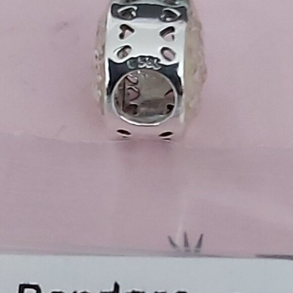 Authentic Pandora *RETIRED* Sterling Silver & 14K Gold Tree of Hearts 792106EN23 - Picture 2 of 7